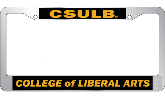 *SALE* CSULB CLA License Frame - Chrome, Strand