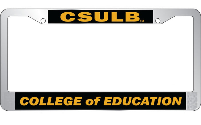 *SALE* CSULB COED License Frame - Chrome, Strand
