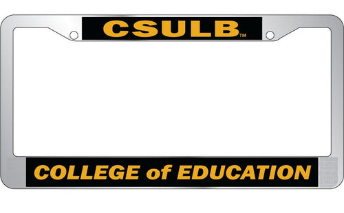 *SALE* CSULB COED License Frame - Chrome, Strand