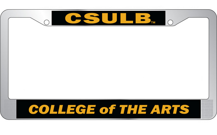 *SALE* CSULB COTA License Frame - Chrome, Strand