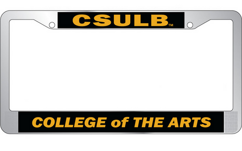 *SALE* CSULB COTA License Frame - Chrome, Strand